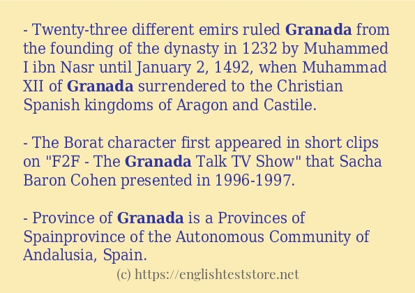 granada in-sentences