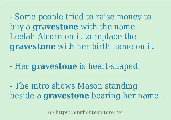 gravestone how to use?