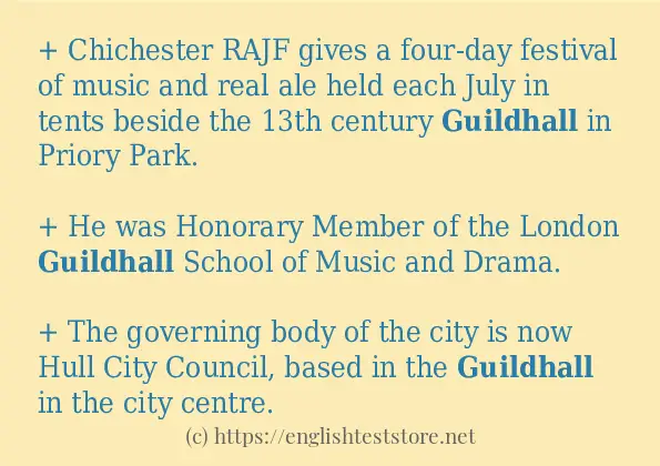 guildhall how to use?