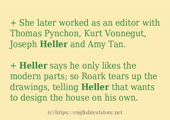 heller how to use in sentences
