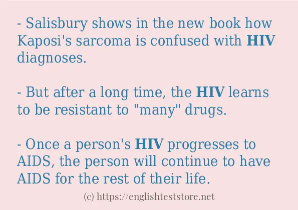 hiv some ways to use