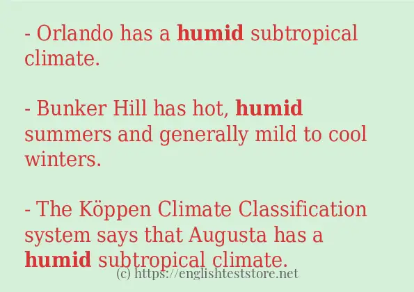 humid some ways to use