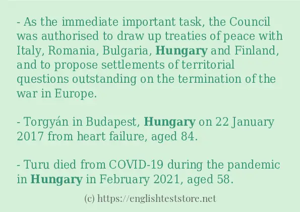 hungary how to use? hungary how to use?