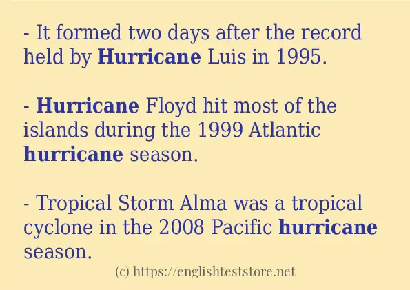 hurricane some ways to use