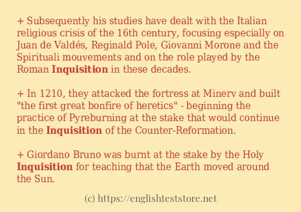 inquisition some ways to use