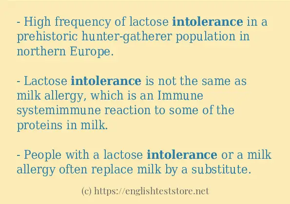 intolerance how to use in sentences