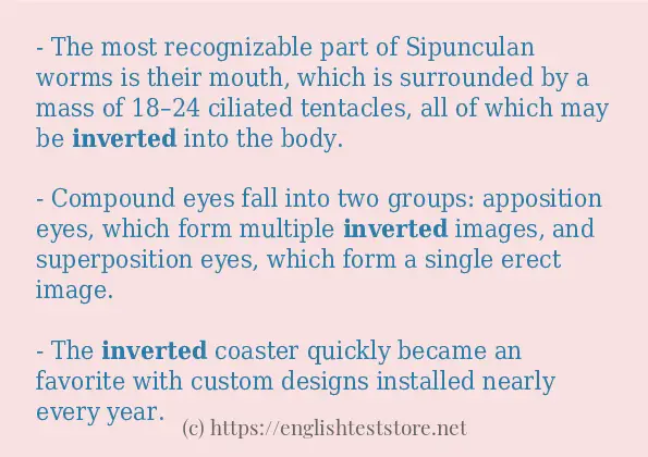 inverted - example sentences