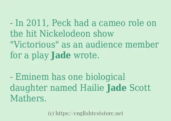 jade how to use?