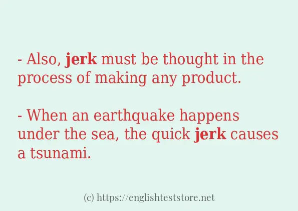 jerk use in-sentences