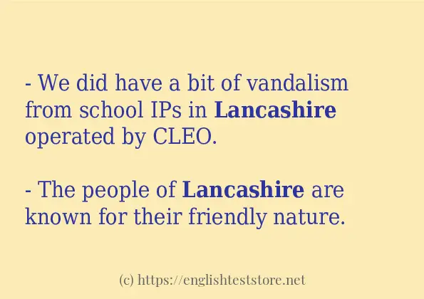 lancashire use in sentences