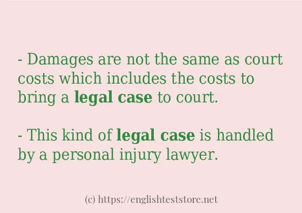 legal case how to use?