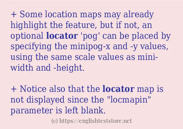 locator how to use?