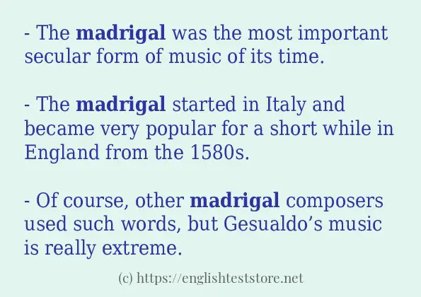 madrigal in-sentences