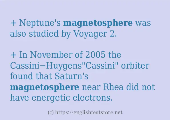 magnetosphere some ways to use