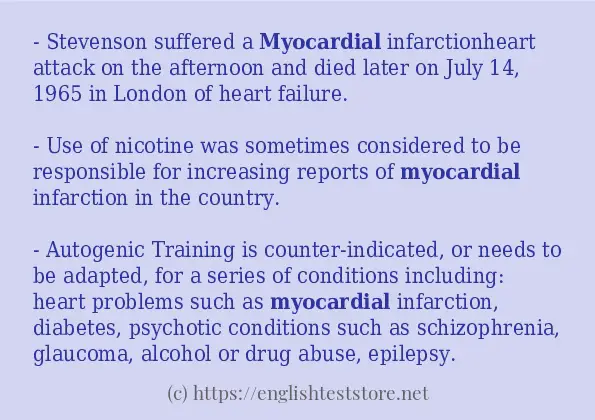 myocardial use in-sentences