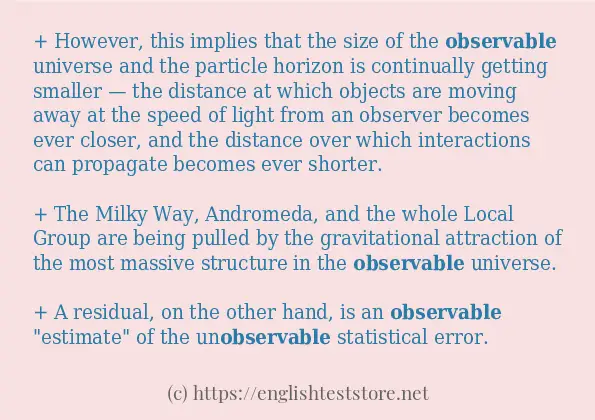 observable in-sentences