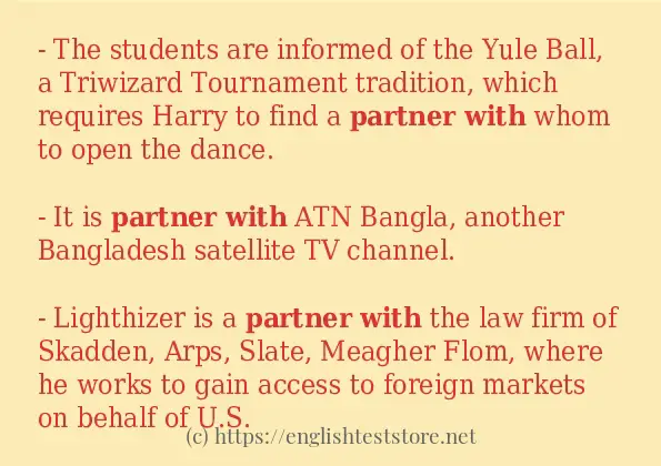 partner with some ways to use