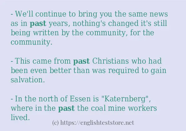 past in-sentences