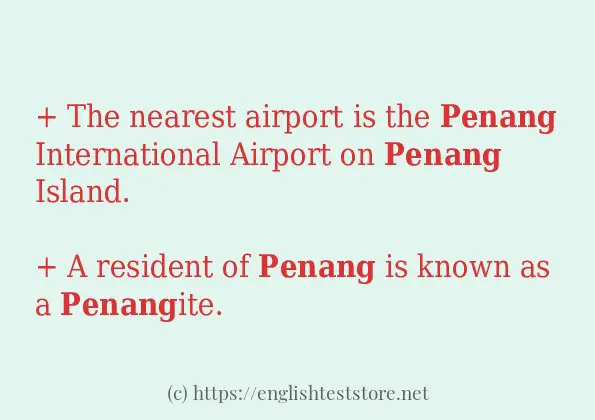 penang how to use?