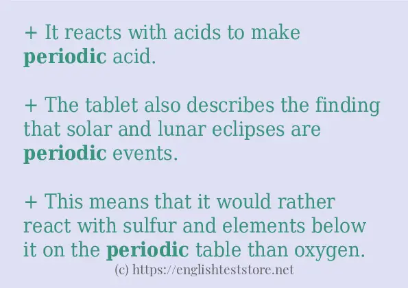 periodic how to use?