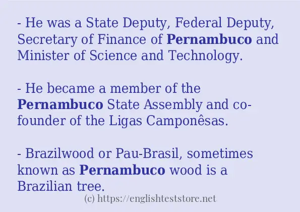 pernambuco some example sentences