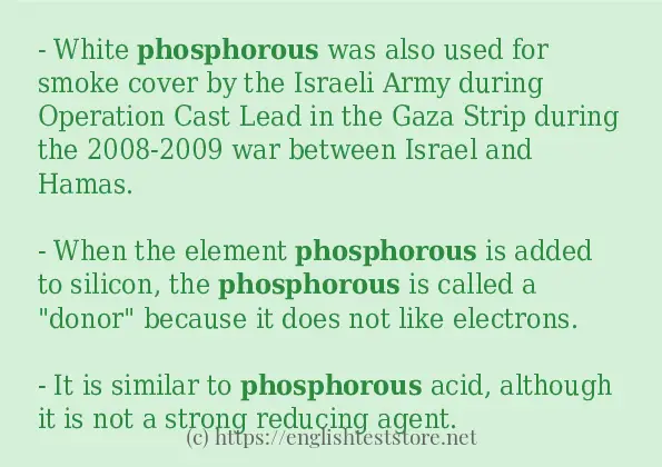 phosphorous how to use?