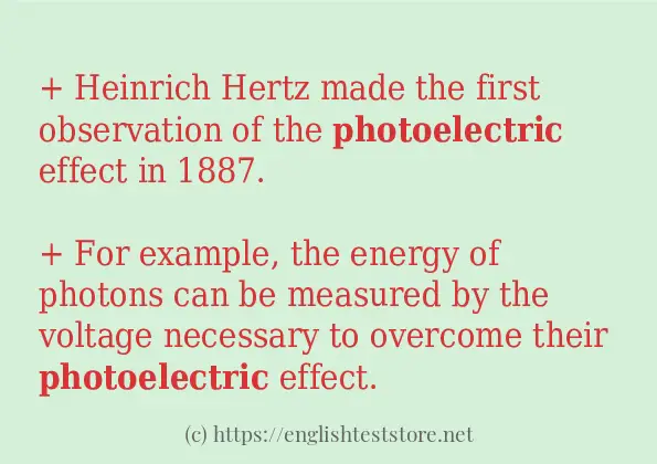 photoelectric some ways to use