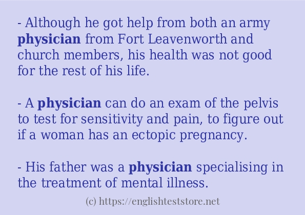 physician how to use?