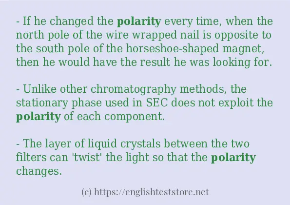 polarity some ways to use