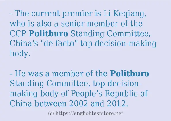 politburo some ways to use