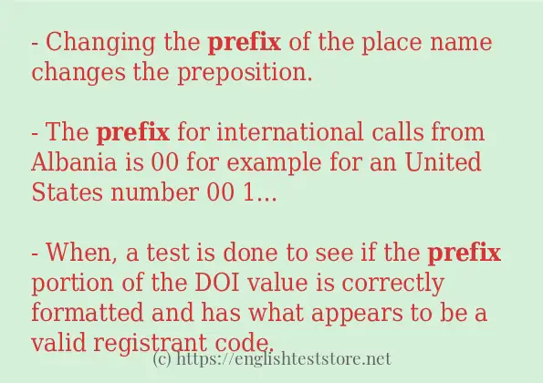 prefix use in-sentences