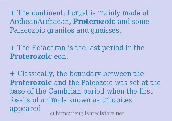 proterozoic how to use in sentences