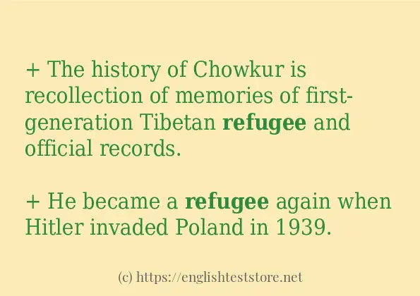 refugee some ways to use