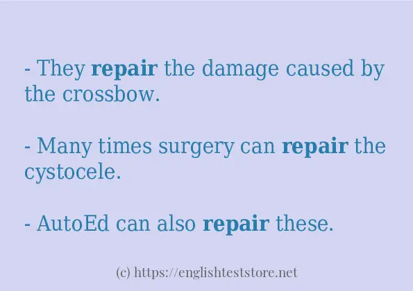 repair some ways to use