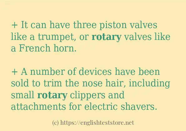 rotary in-sentences