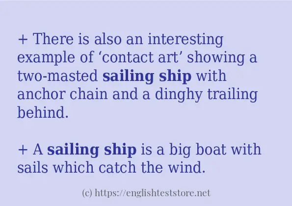 sailing ship some ways to use