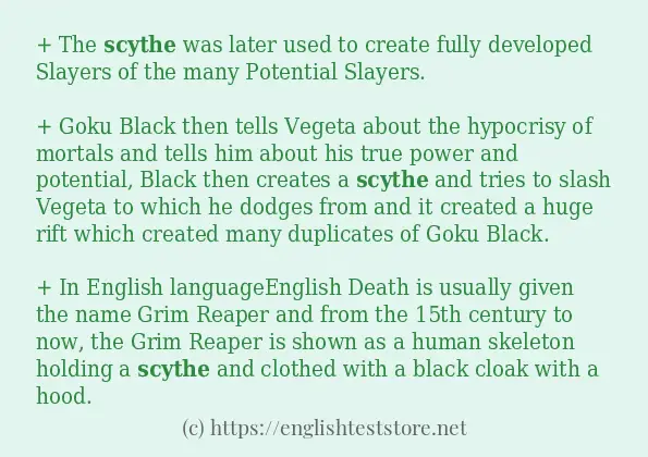 scythe how to use in sentences