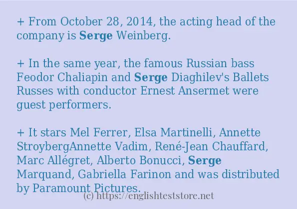 serge how to use? serge how to use?