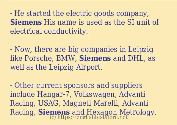siemens in-sentences