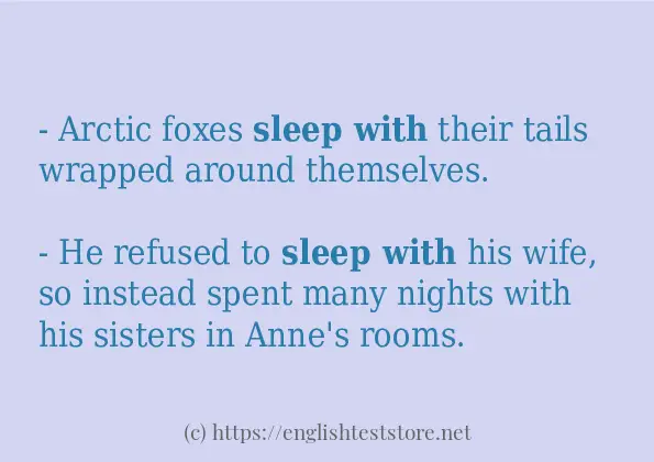 sleep with use in sentences