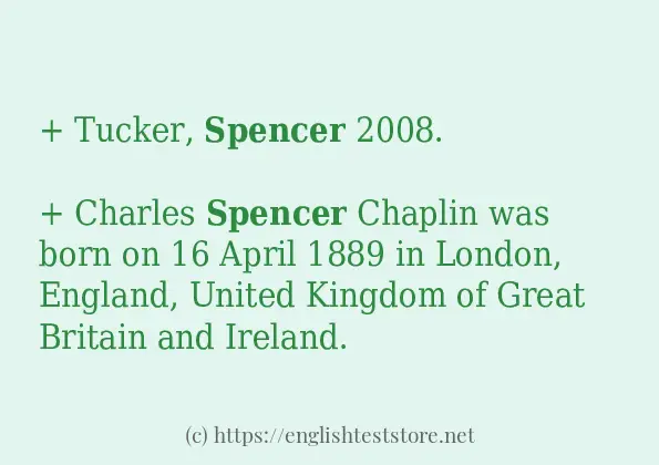 spencer how to use?