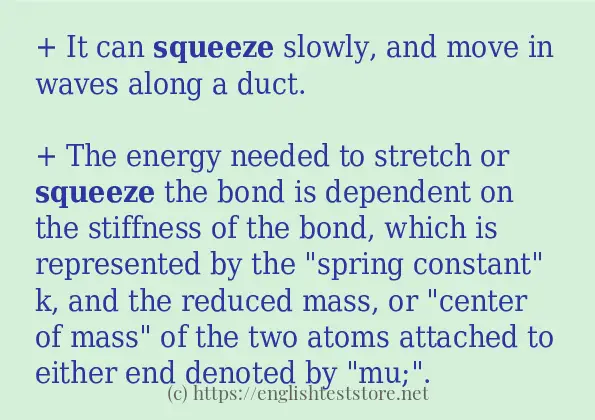 squeeze some ways to use