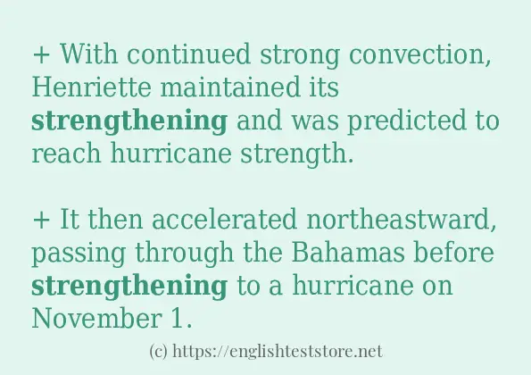 strengthening in-sentences