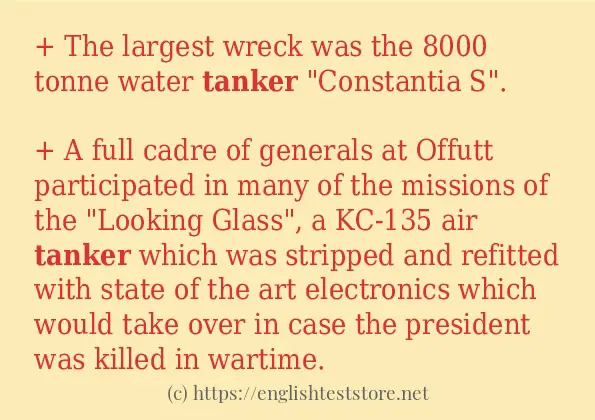 tanker - some sentence examples