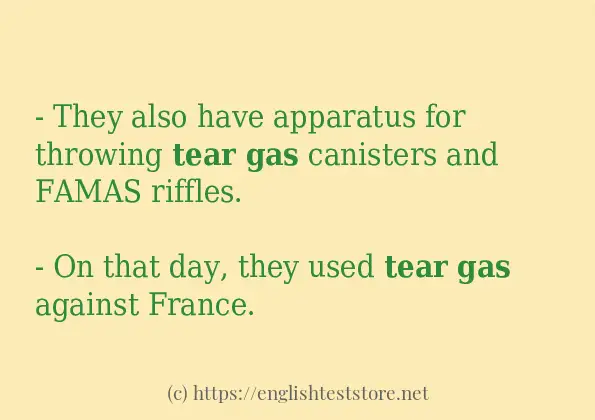 tear gas how to use? tear gas how to use?