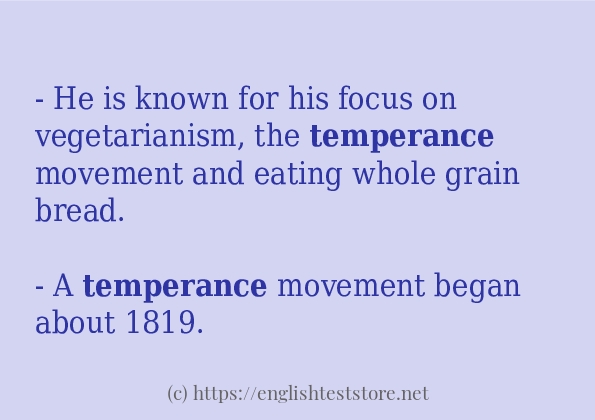 temperance how to use?