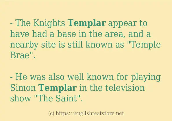 templar some ways to use
