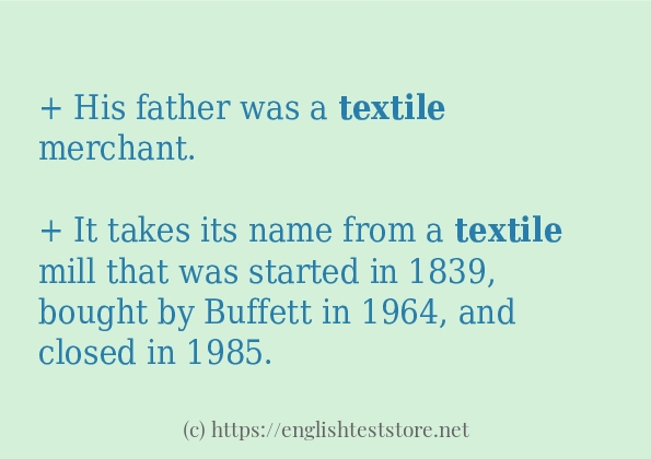 textile some ways to use