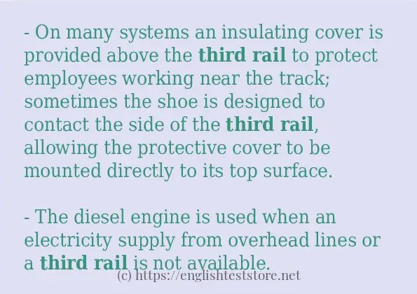 third rail how to use?