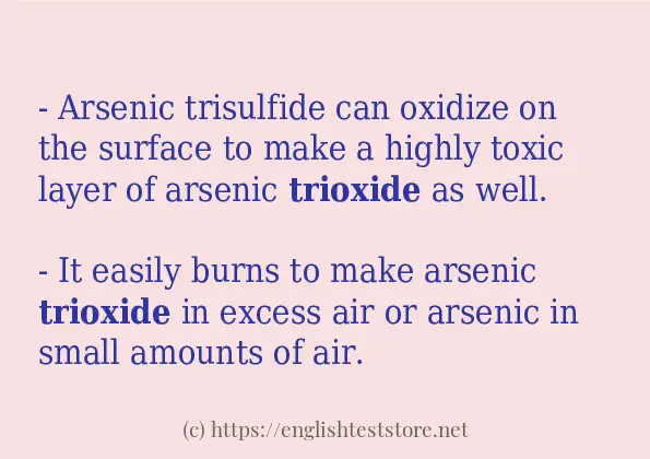 trioxide in-sentences